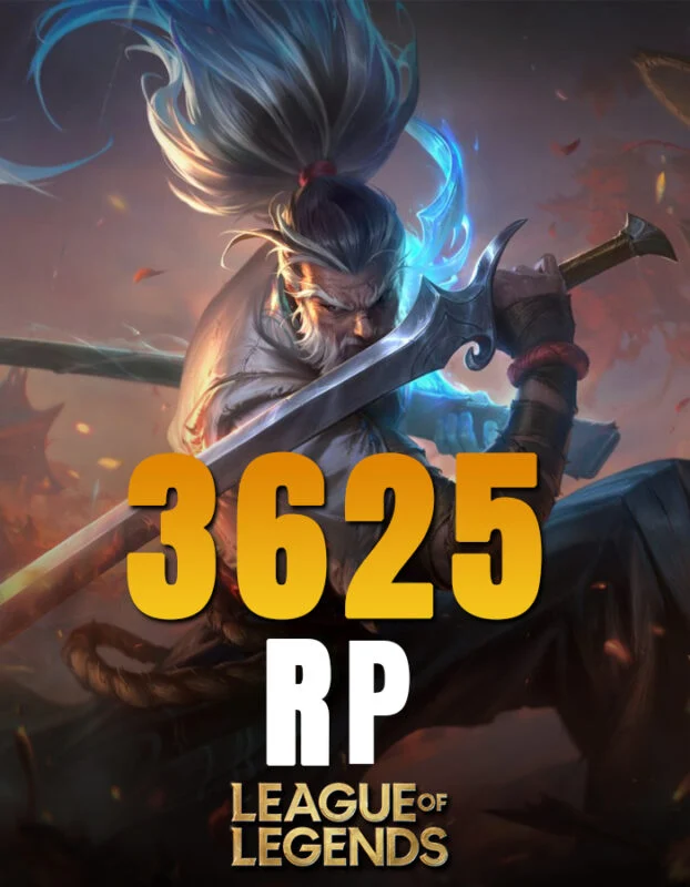 League Of Legends 3625 RP Yükleme Şansı